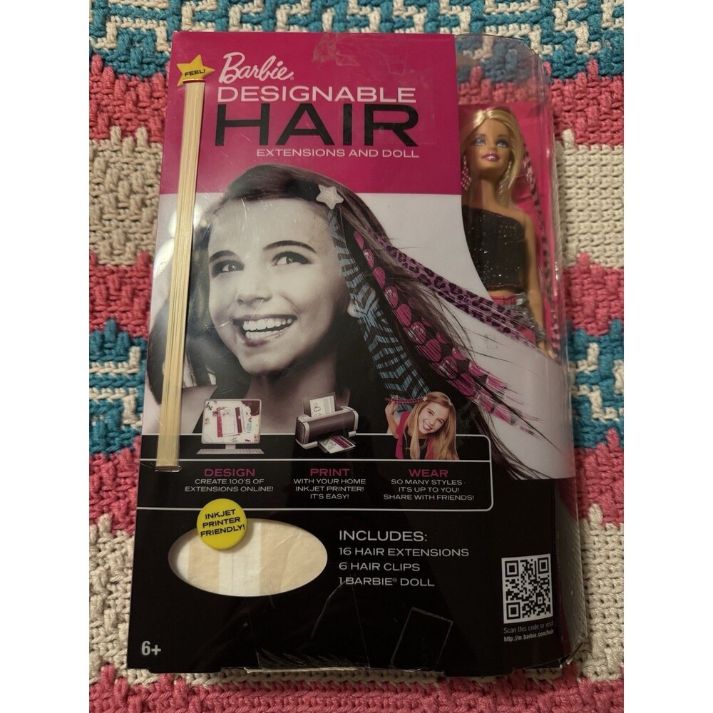 Barbie Blonde Designable Hair Extensions & Doll - 2011
